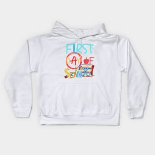 FIRST DAY OF SCHOOL Kids Hoodie